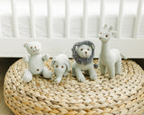 Linen Animal Rattles