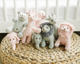 Linen Animal Rattles