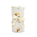 SAFARI SWADDLE & LION RATTLE GIFT SET
