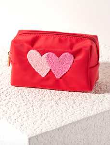 "Heart" Zip Pouch - small