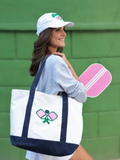 Pickleball Paddles Tote, Ivory