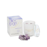 Amethyst Crystal Small Candle