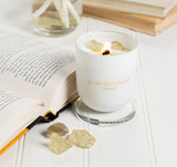 Citrine Crystal Small Candle