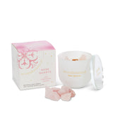 Rose Quartz Crystal Large Candle