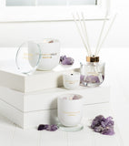 Amethyst Crystal Small Candle