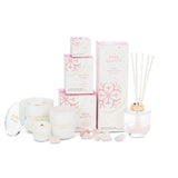 Rose Quartz Crystal Large Candle