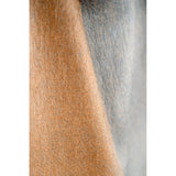 Two-Tone Alpaca Seamless Scarf: Gravelstone