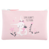 Silicone Teether With Pouch - Bunny