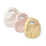 Bib Set of 3 Stripes Away Petal