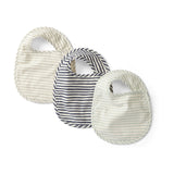 Bib Set of 3 Stripes Away Sea