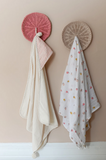 Hooded Towel Stripes Away Petal