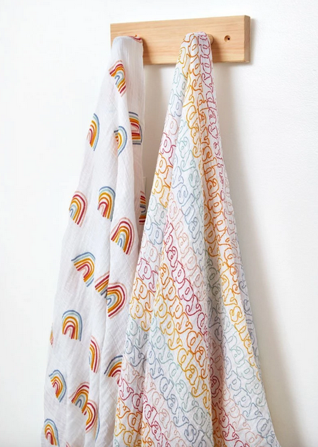 Pehr rainbow top swaddle