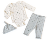 Kimono 3-Piece Set - Bunny + Lamb
