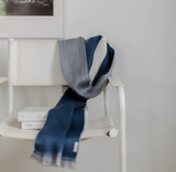 Reversible Alpaca Seamless Scarf: Low Tide