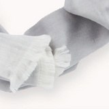 Reversible Alpaca Seamless Scarf: London Fog