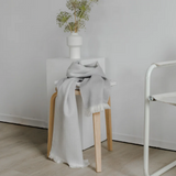 Reversible Alpaca Seamless Scarf: London Fog