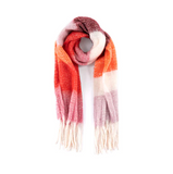 Alina Bright Plaid Winter Scarf