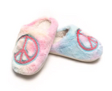 Kid's Rainbow Peace Slippers