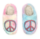 Kid's Rainbow Peace Slippers