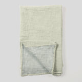 Crinkle Cotton Baby Blanket in Mint