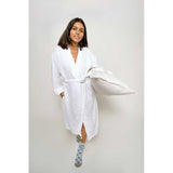 Grey Turkish Cotton Crinkle Robe