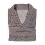Grey Turkish Cotton Crinkle Robe