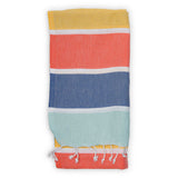 Thick Stripe Turkish Towel - Warm