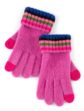 Ronen Touchscreen Gloves - Magenta
