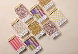 Twin Wire Chunky Notepad - Wavy Stripes
