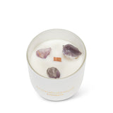 Amethyst Crystal Small Candle