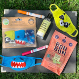 Organic Reusable Face Masks Shark Multi Pack