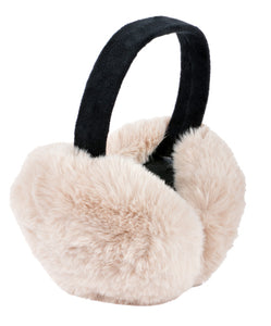 Faux-Fur Earmuffs - Sand