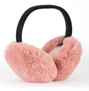 Faux-Fur Earmuffs - Pink
