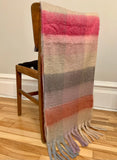 Brushed Check Scarf - Petal