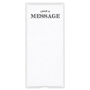 Notepaper in Acrylic Tray - Leave A Message