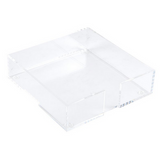 Square Notepaper in Acrylic Tray - Mental Note