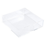 Square Notepaper in Acrylic Tray - Comfort Food