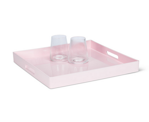 THINK PINK: Glossy Square Tray