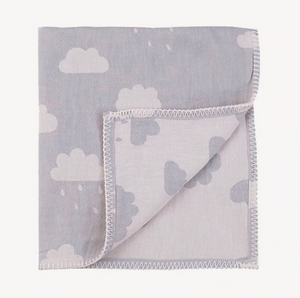 Crinkle Cloud Baby Blanket