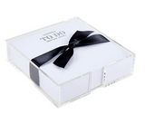 Square Notepaper in Acrylic Tray - Mental Note
