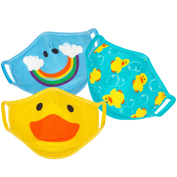 Organic Reusable Face Masks Duck Multi Pack